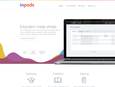 Inpods - When statistics are your criteria application banner branding design experience illustration typography ux web website