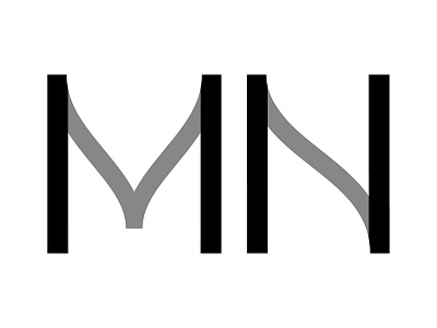 "M&N" - Le Nuove Muse branding detail e identity lettering logo logotype type type design typography