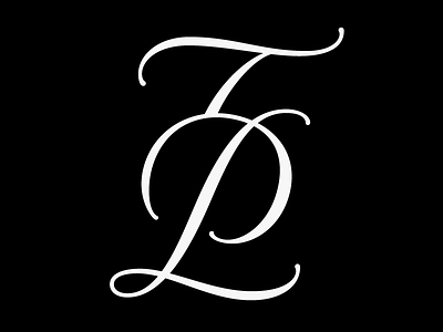 TP — Monogram lettering logo logotype mark monogram paris typography