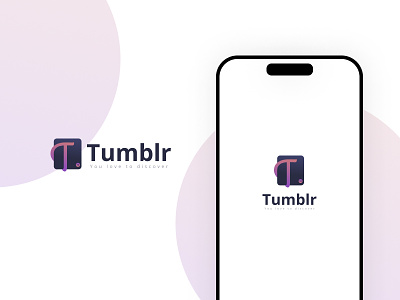 Tumblr logo redesign branding graphic design illustration logo tumblr vector