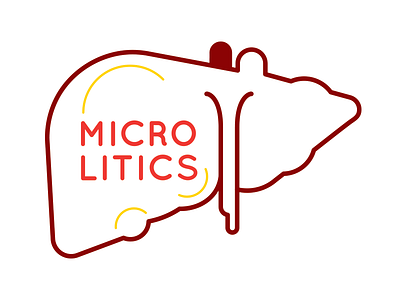 Microlitics branding debut liver logo medicine science