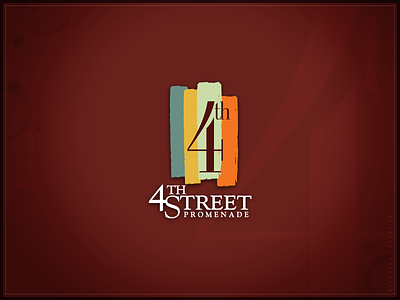 4th Street Promenade | Logo brand design logo street typogaphy