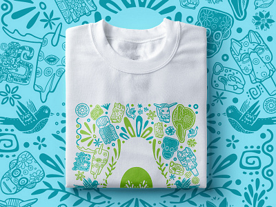 Avocado Tour Guatemala T-shirt design