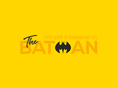 Batman Quote batman quote superhero symbol the dark knight typeart typedesign typography yellow yellow logo