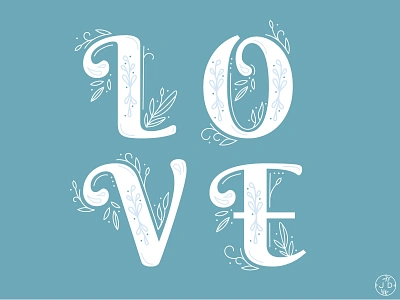 Love floral florals leaves love lovebirds lovely lover lovewords type typeography