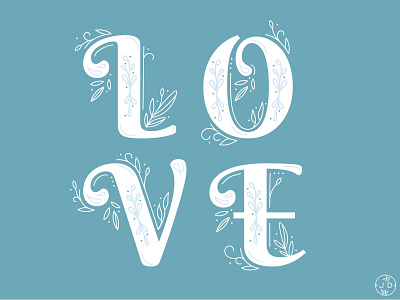 Love floral florals leaves love lovebirds lovely lover lovewords type typeography