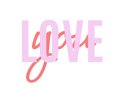 Love You cursive lettering love lover loveyou valentines valentines day valentinesday