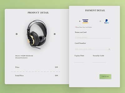 002 Payment checkout creditcardcheckout daily ui 002 dailyui payment paypal product