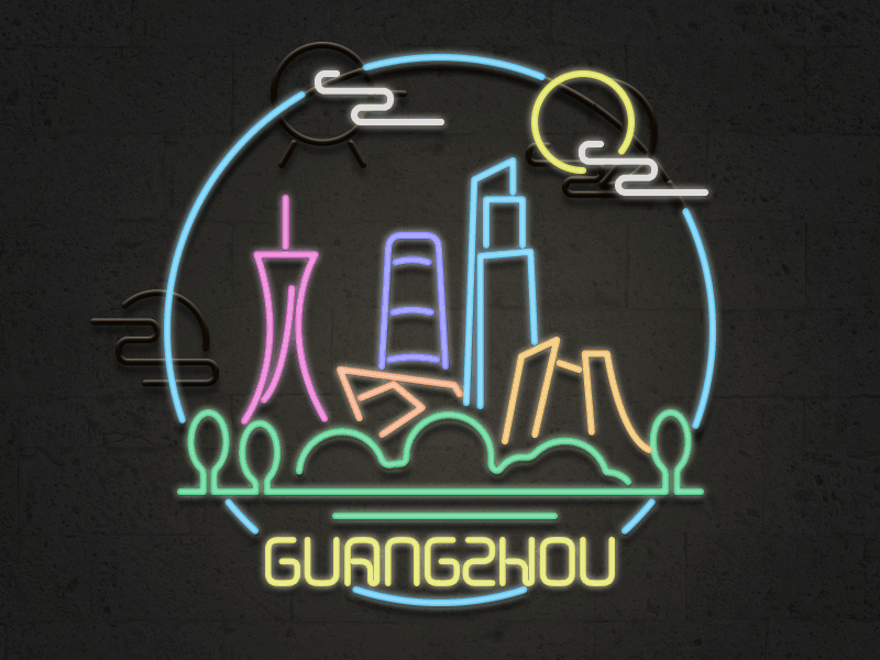 neon light for city city guangzhou light neon
