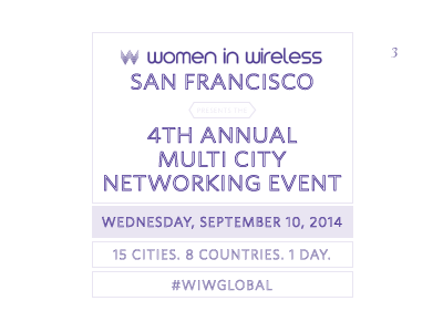 Women in Wireless Multicity 2014 sanfrancisco wireless women