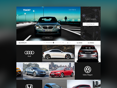 Car Website Design car deliver drive mac minimal photoshop simple ui ux web website