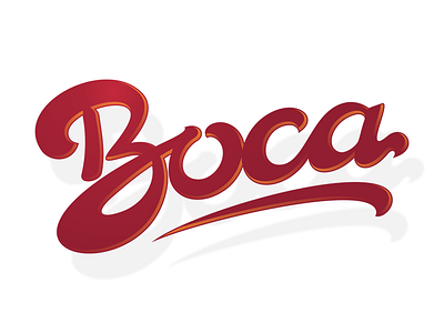 Boca Cafe & Bakery bakery brand branding cafe custom type logo text typography