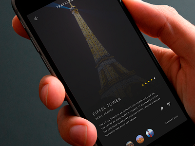 Travel Bucket adventure app bucket concept feed ios iphone list paris simple sleek travel