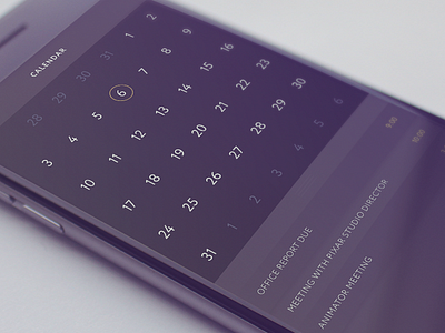 Simple Calendar ai app calendar clean date ios iphone minimal sleek