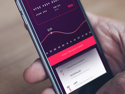 Banking App bank banking app canadian charts dashboard goals ios iphone minimal money savings simple