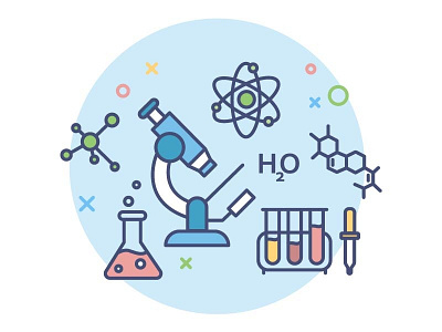 icon for education portal / chemistry