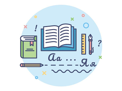 icon for education portal /russian language