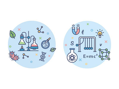 icons for education portal/biology/phisics