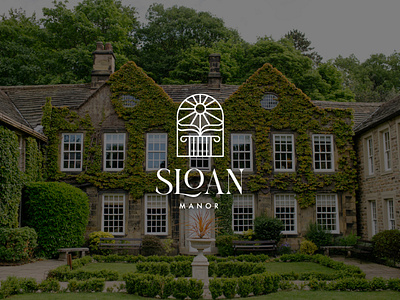 Sloan Manor brand brand design brand identity branding branding design castle design elegant england fancy font hotel illustration logo logo design luxury manor real estate stylish typography