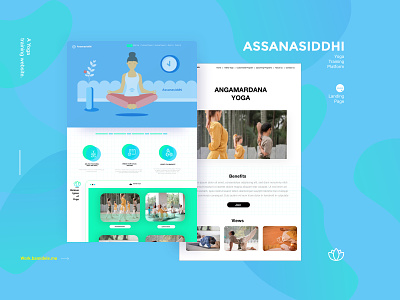 Assanasiddhi design mock up redesign ui uiux ux website
