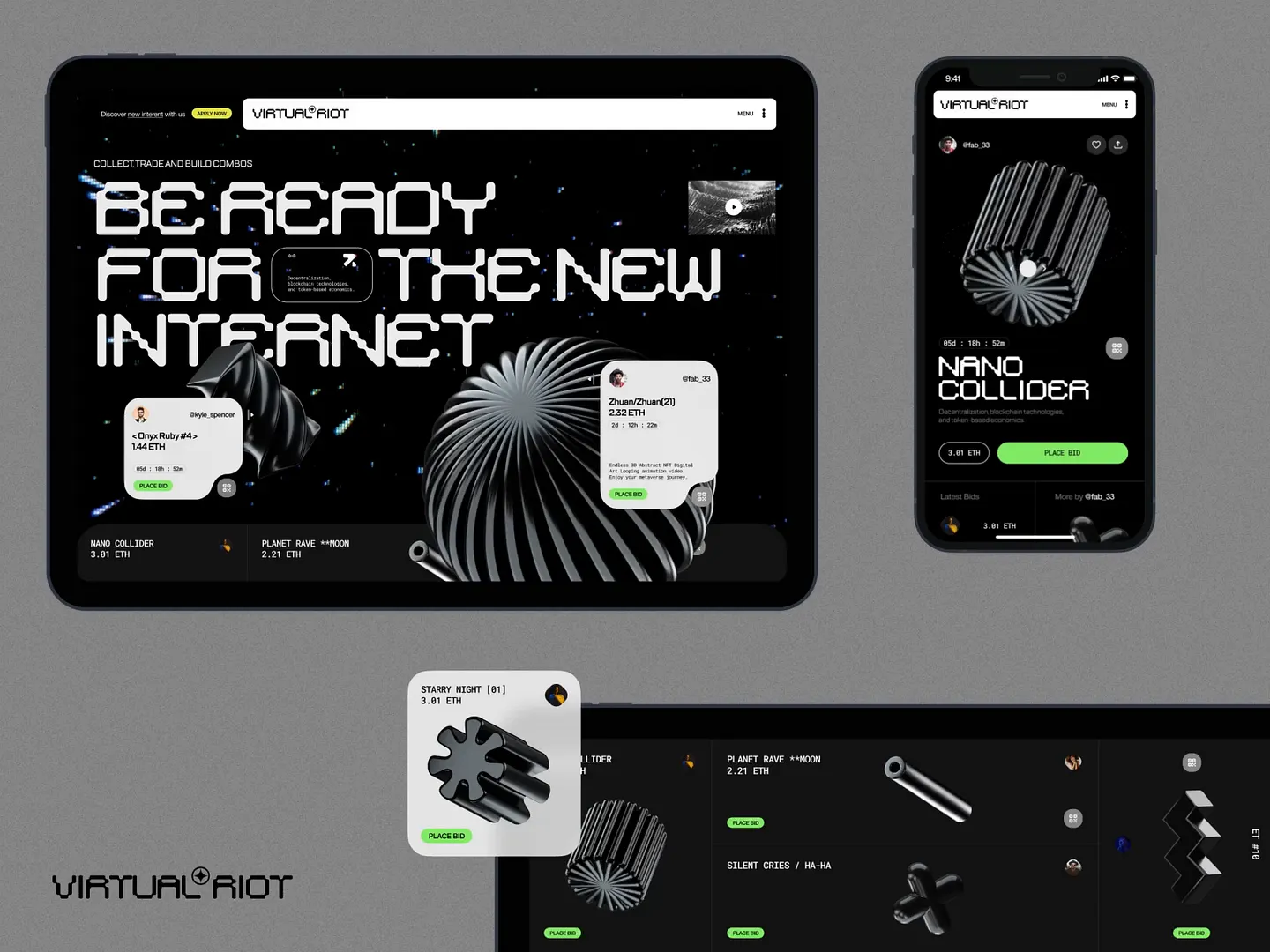 Innovative Virtual Reality Website Design: Virtual ☆ Riot