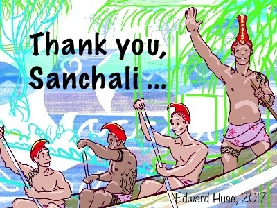 A Thank You Note To Sanchali From Edward Huse 2017 File Jun 22 chief hawaii line drawing red hat rowers thank you note tiki