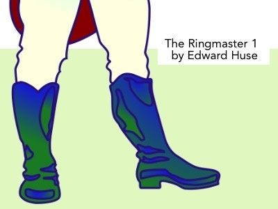 The Ringmaster bez boots circus feet ringmaster stance vectors