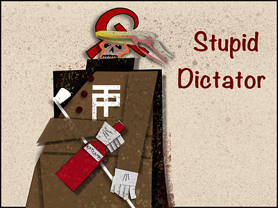 Stupid dictator, sad
