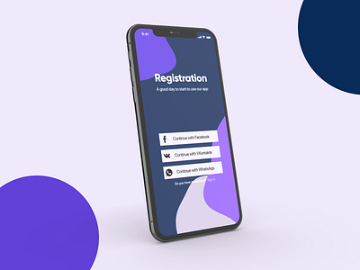Sign in | Sign up app daily 100 challenge daily ui dailyui design illustration iphonex registration sign in signup social app