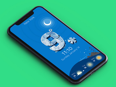 UI DESIGN Minimal weather app