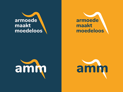 Logo Concept - Armoede Maakt Moedeloos brand identity branding clean concept icon logo simple