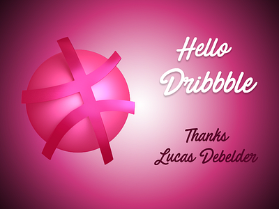 Debut Shot Dribbble 3d debut dribbble logo