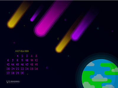 Calendar calendar illustration imd magazinesmashing space wallpaper