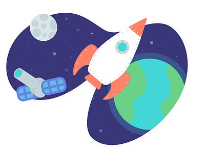 Spaceploration illustration space