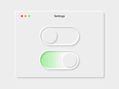 OSX Neumorphism design neumorphism ui ux