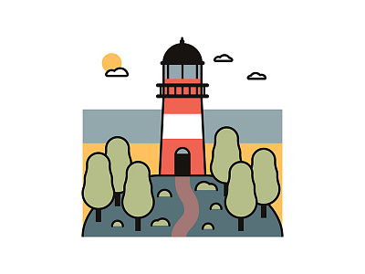 Lighthouse 💡 colors illustration lighthouse vectober vector