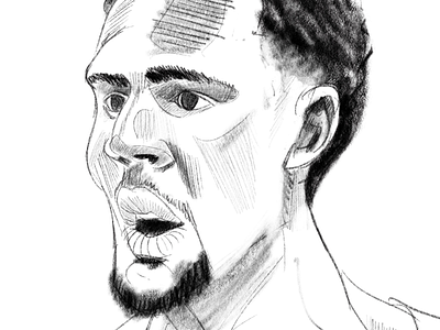 Klay Thompson basketball drawing illustration nba pencil sketch sketchbook