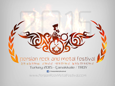 Persian Rock Metal Festival concert logo metal fest persian persian rock persian rock metal festival