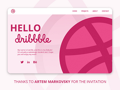 Hello Dribbble