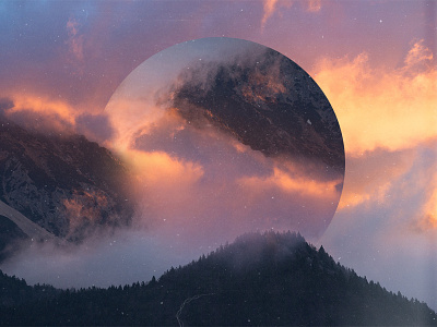 Vivid sunrise - Geometric landscapes