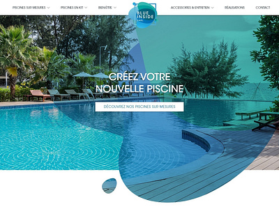 Slider for Blue Inside aquamarine blue concept design header header design simple clean interface slider slider design spa spa logo swimming swimming pool swimmingpool water webdesign