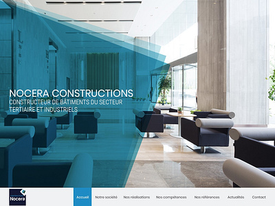 Slider for Nocera Constructions architect architectural design architecture architecture design architecture website blue concept design header header design logo simple clean interface slider slider design ui ui web design webdesign