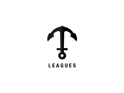 Leagues Brandmark anchor band bands black brandmark dark freedom logo music sound symbol traditional weightless