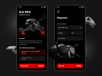 Drone Shop App Concept