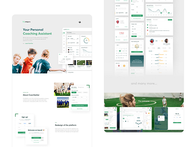 Coachbetter CS case study coaching assistant dashboard football management product design uiux webdesign