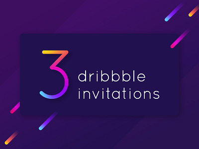 3 invites