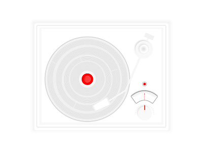 Record Player art direction design graphic design illustration minimalist
