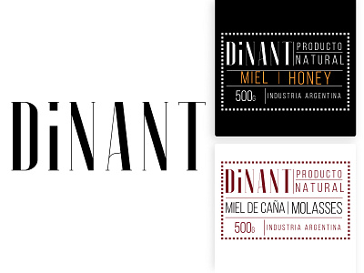 Dinant Logo & Labels art direction branding design graphic design logotype typography