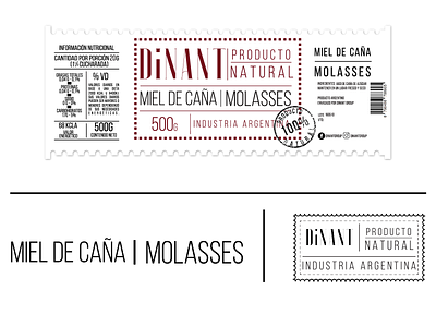 Dinant Molases Label