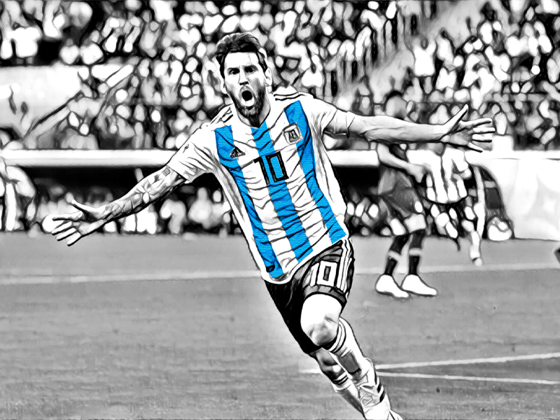 MESSI argetnina art art direction drawing foot ball graphic design illustration messi sketch soccer